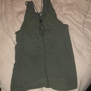Olive green blouse